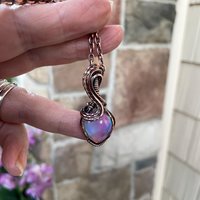 Aurora Opal Pastel Copper Necklace