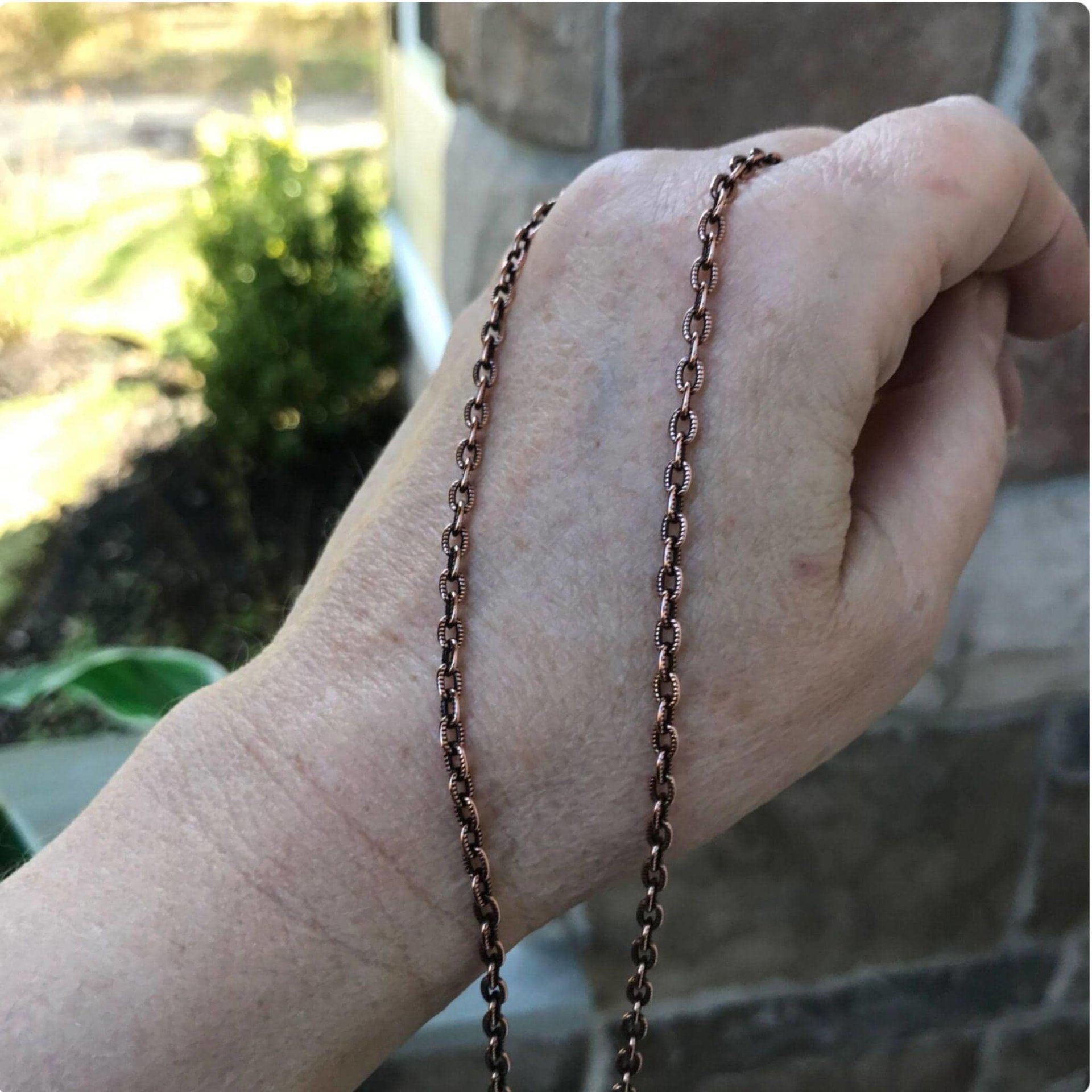 Purple Labradorite & Pink Amethyst Copper Necklace